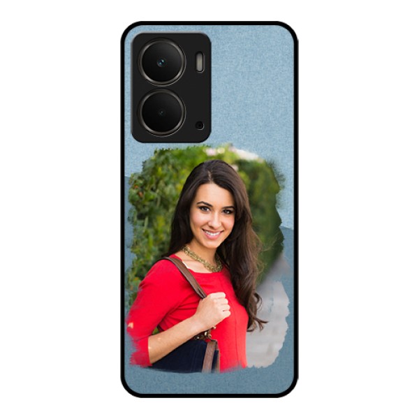 Realme P3 5G Custom Glass Phone Case - Grunge Line Art Design