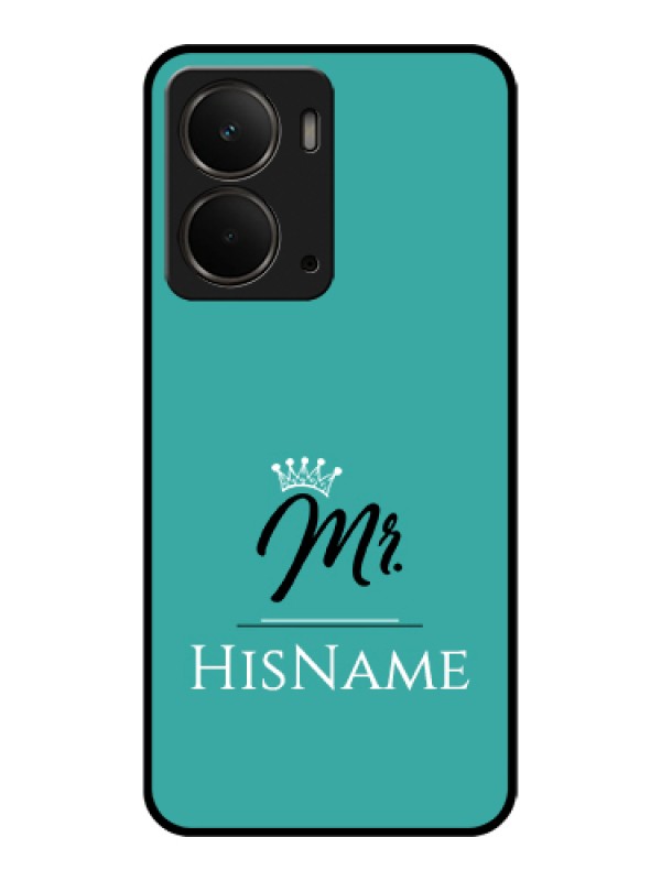 Custom Realme P3 5G Custom Glass Phone Case - Mr With Name Design
