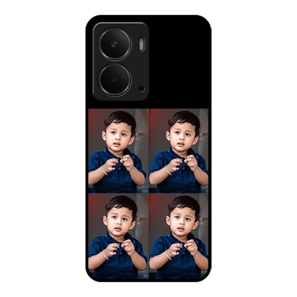 Realme P3 5G Custom Glass Phone Case - 4 Image Holder Design