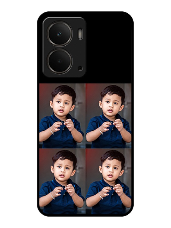 Custom Realme P3 5G Custom Glass Phone Case - 4 Image Holder Design