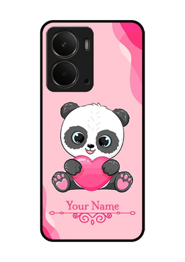 Realme P3 5G Custom Glass Phone Case - Cute Panda Design
