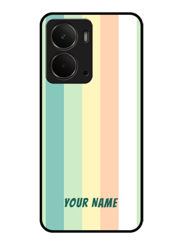 Custom Realme P3 5G Custom Glass Phone Case - Multi - Colour Stripes Design