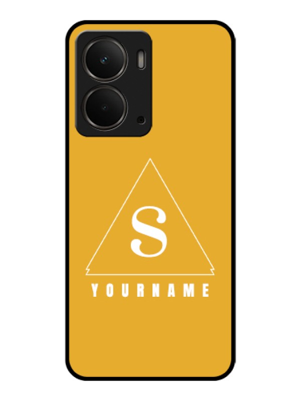 Custom Realme P3 5G Custom Glass Phone Case - Simple Triangle Design