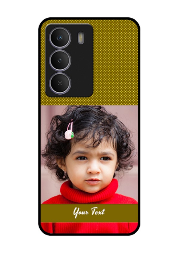 Realme P3 Lite 5G Custom Glass Phone Case - Simple Green Color Design