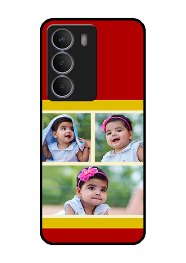 Realme P3 Lite 5G Custom Glass Phone Case - Multiple Pic Upload Design