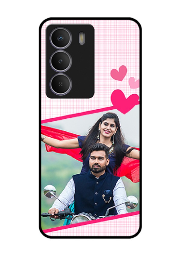 Realme P3 Lite 5G Custom Glass Phone Case - Love Shape Heart Design
