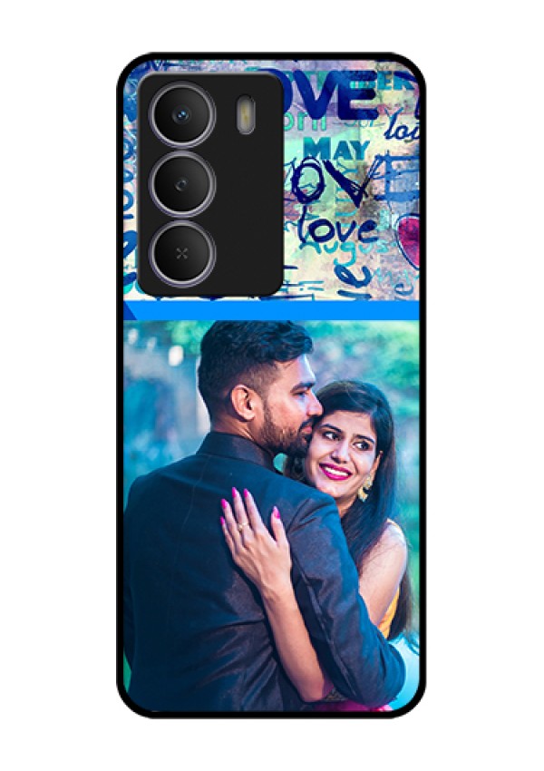 Realme P3 Lite 5G Custom Glass Phone Case - Colorful Love Design