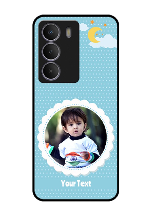 Realme P3 Lite 5G Custom Glass Phone Case - Violet Pattern Design