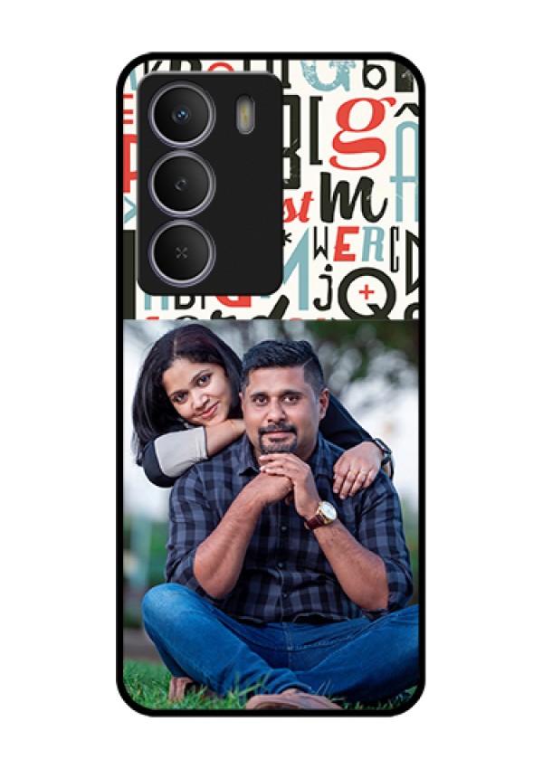 Realme P3 Lite 5G Custom Glass Phone Case - Alphabet Design
