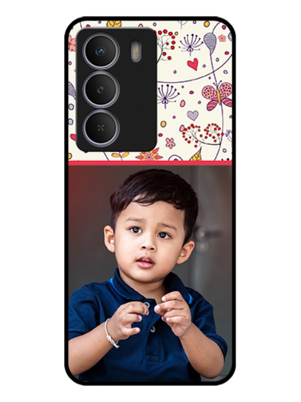 Custom Realme P3 Lite 5G Custom Glass Phone Case - Premium Floral Design