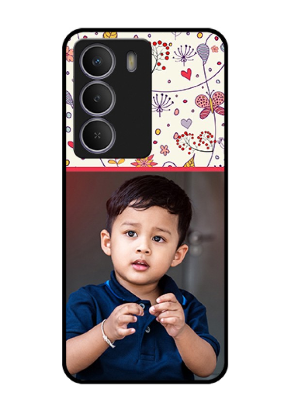 Realme P3 Lite 5G Custom Glass Phone Case - Premium Floral Design
