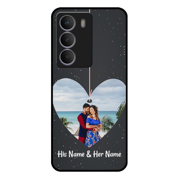 Realme P3 Lite 5G Custom Glass Phone Case - Hanging Heart Design