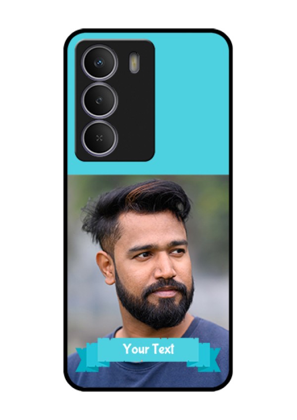 Realme P3 Lite 5G Custom Glass Phone Case - Blue Color Design
