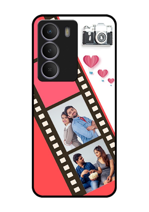 Realme P3 Lite 5G Custom Glass Phone Case - 3 Image Holder With Film Reel