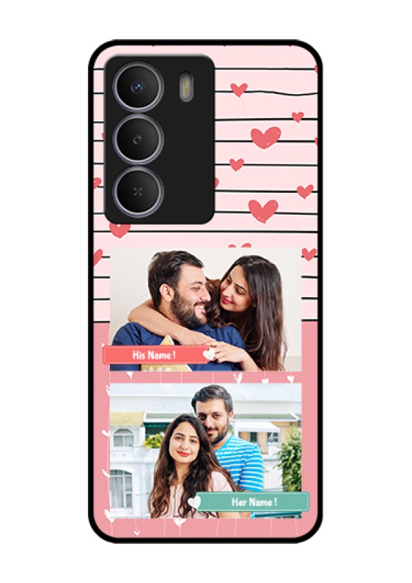 Realme P3 Lite 5G Custom Glass Phone Case - Photo With Heart Design
