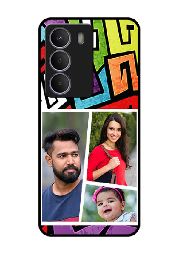 Realme P3 Lite 5G Custom Glass Phone Case - Graffiti Pattern Design