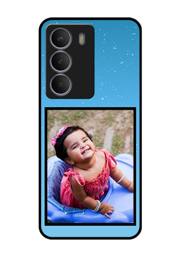 Realme P3 Lite 5G Custom Glass Phone Case - Wave Pattern Colorful Design