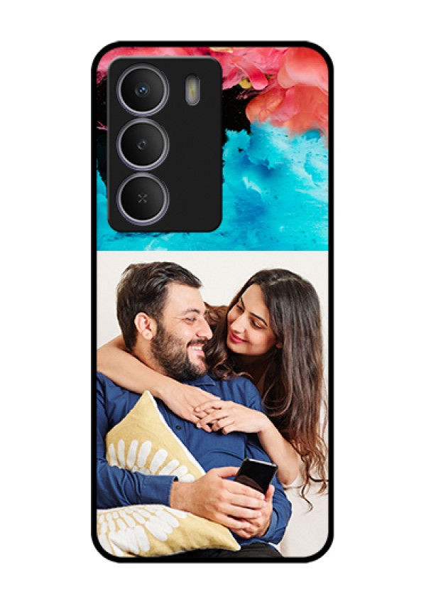 Realme P3 Lite 5G Custom Glass Phone Case - Quote With Acrylic Painting Design
