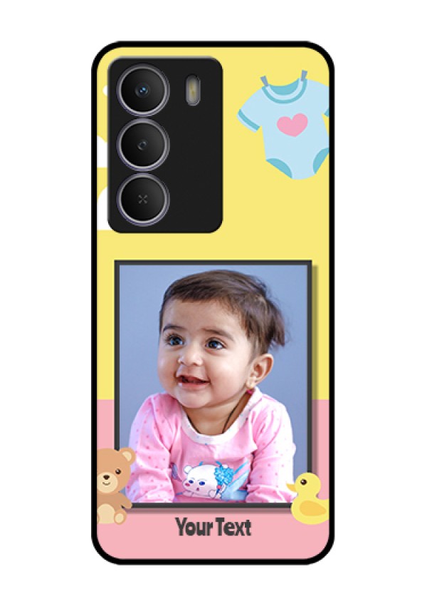 Realme P3 Lite 5G Custom Glass Phone Case - Kids 2 Color Design