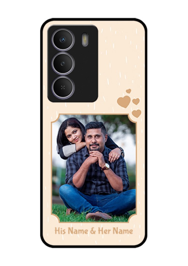 Realme P3 Lite 5G Custom Glass Phone Case - With Confetti Love Design