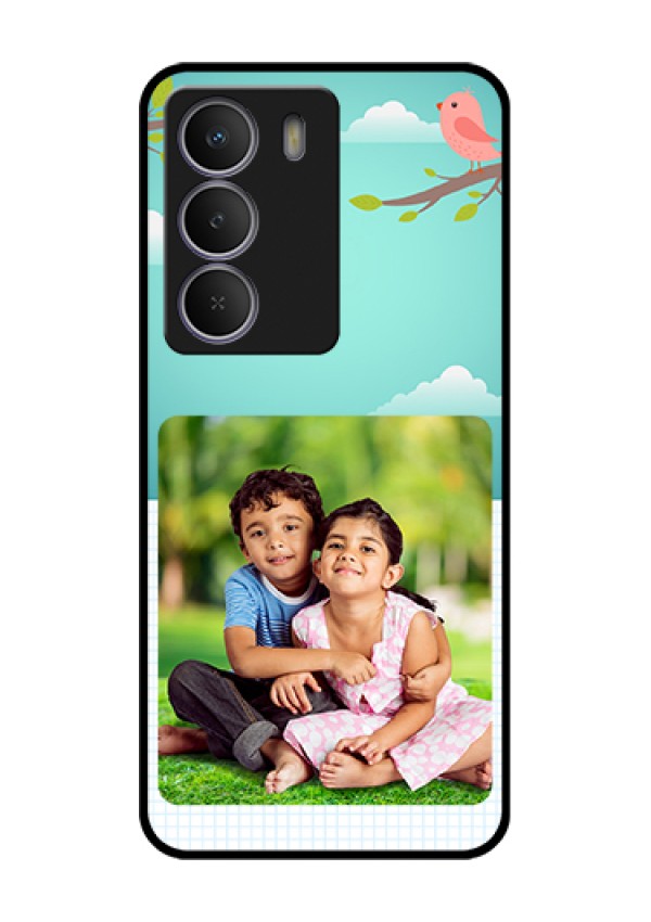 Realme P3 Lite 5G Custom Glass Phone Case - Doodle Love Design