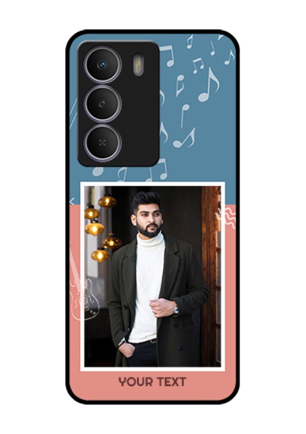 Realme P3 Lite 5G Custom Glass Phone Case - With Color Musical Note Design