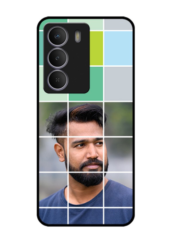 Realme P3 Lite 5G Custom Glass Phone Case - With White Box Pattern