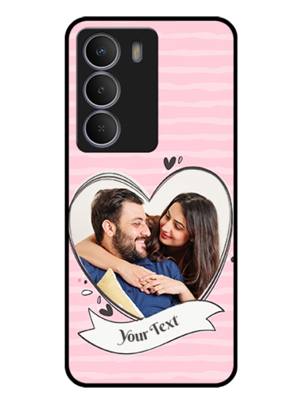 Custom Realme P3 Lite 5G Custom Glass Phone Case - Vintage Heart Design