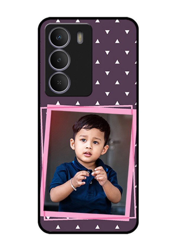 Realme P3 Lite 5G Custom Glass Phone Case - Triangle Pattern Dotted Design