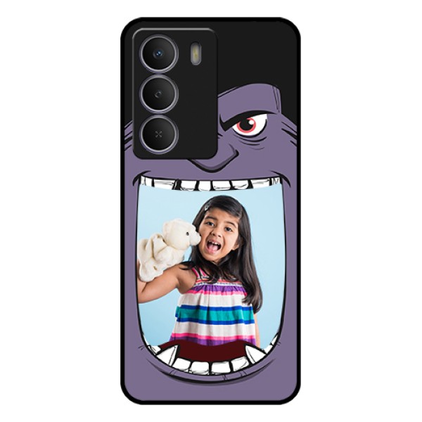 Realme P3 Lite 5G Custom Glass Phone Case - Angry Monster Design