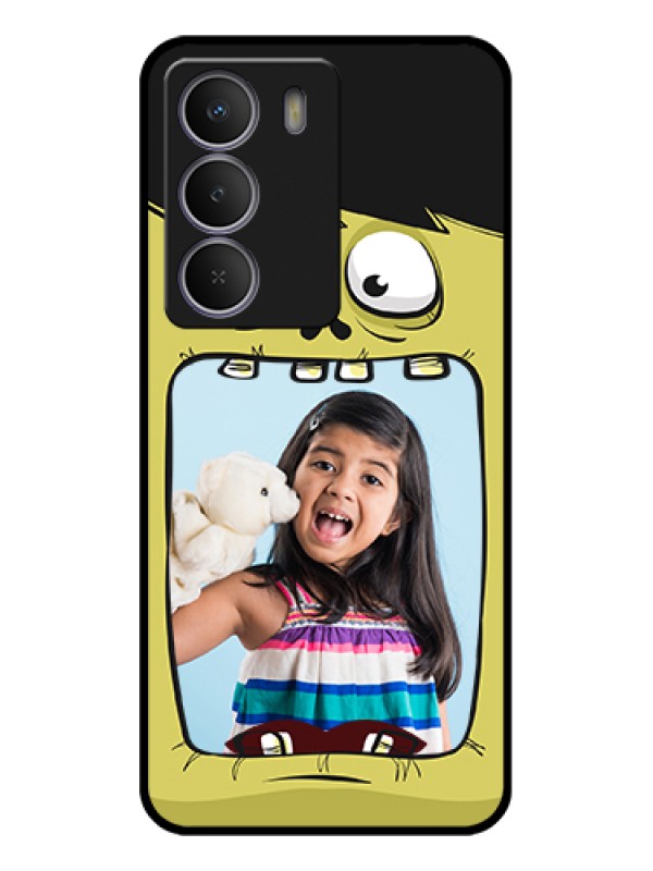 Custom Realme P3 Lite 5G Custom Glass Phone Case - Cartoon Monster Back Case Design