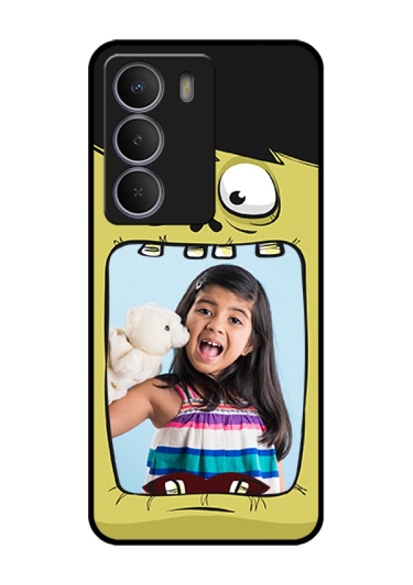 Realme P3 Lite 5G Custom Glass Phone Case - Cartoon Monster Back Case Design