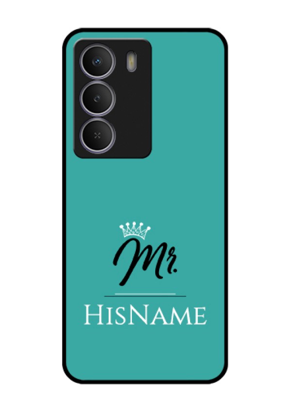 Realme P3 Lite 5G Custom Glass Phone Case - Mr With Name Design