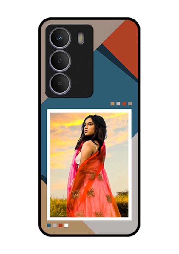 Realme P3 Lite 5G Custom Glass Phone Case - Retro Color Pallet Design