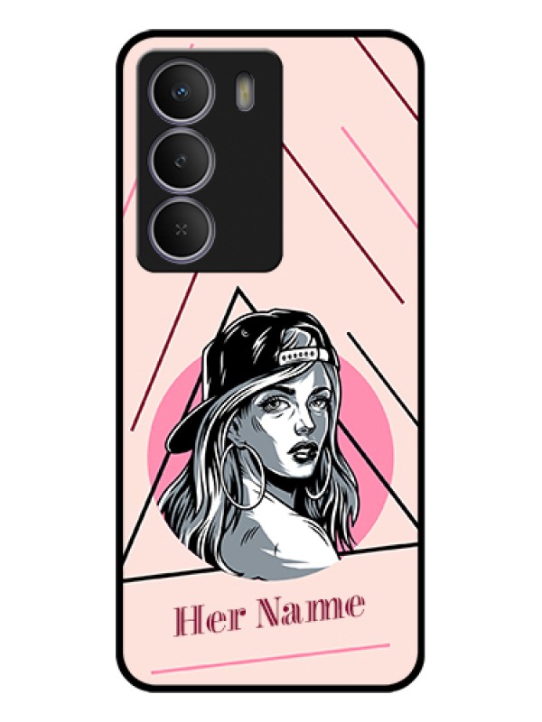 Custom Realme P3 Lite 5G Custom Glass Phone Case - Rockstar Girl Design