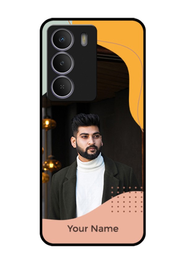 Realme P3 Lite 5G Custom Glass Phone Case - Tri - Coloured Overlay Design