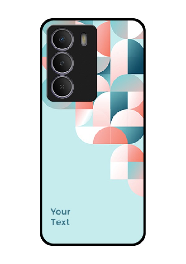 Realme P3 Lite 5G Custom Glass Phone Case - Stylish Semi - Circle Pattern Design