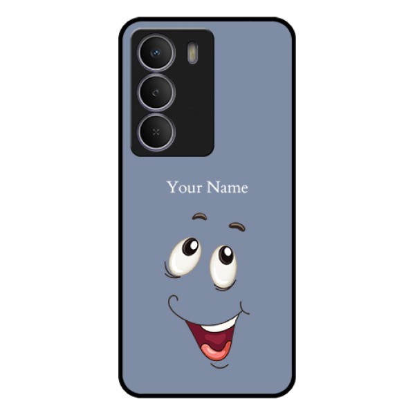 Realme P3 Lite 5G Custom Glass Phone Case - Laughing Cartoon Face Design