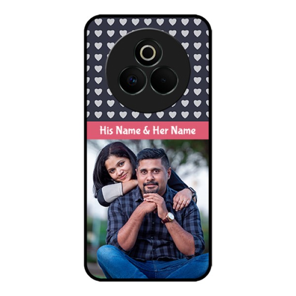 Realme P3 Pro 5G Custom Glass Phone Case - Love Symbols Design