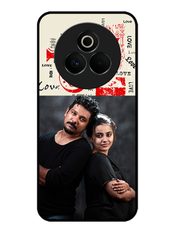 Custom Realme P3 Pro 5G Custom Glass Phone Case - Trendy Love Design Case
