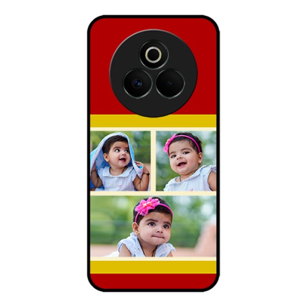 Realme P3 Pro 5G Custom Glass Phone Case - Multiple Pic Upload Design Realme P3 Pro 5G Custom Glass Phone Case - Multiple Pic Upload Design