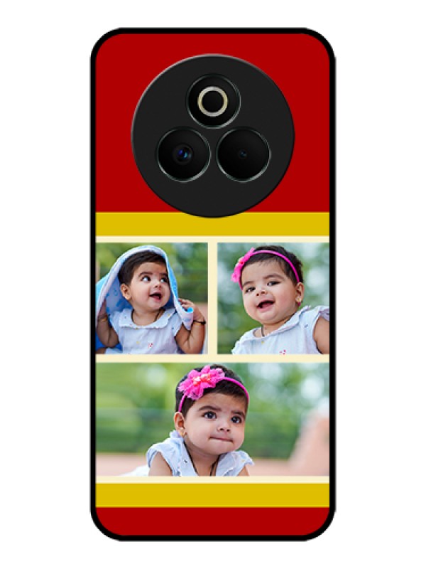 Custom Realme P3 Pro 5G Custom Glass Phone Case - Multiple Pic Upload Design