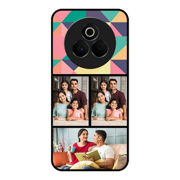 Realme P3 Pro 5G Custom Glass Phone Case - Bulk Pic Upload Design
