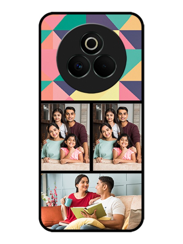 Custom Realme P3 Pro 5G Custom Glass Phone Case - Bulk Pic Upload Design