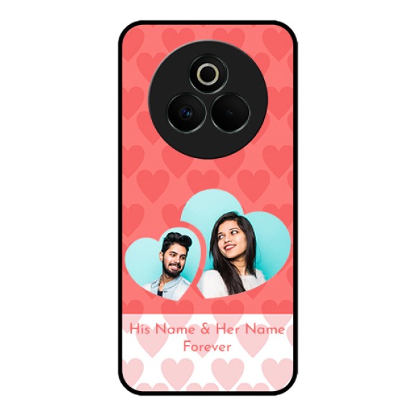 Realme P3 Pro 5G Custom Glass Phone Case - Couple Pic Upload Design Realme P3 Pro 5G Custom Glass Phone Case - Couple Pic Upload Design