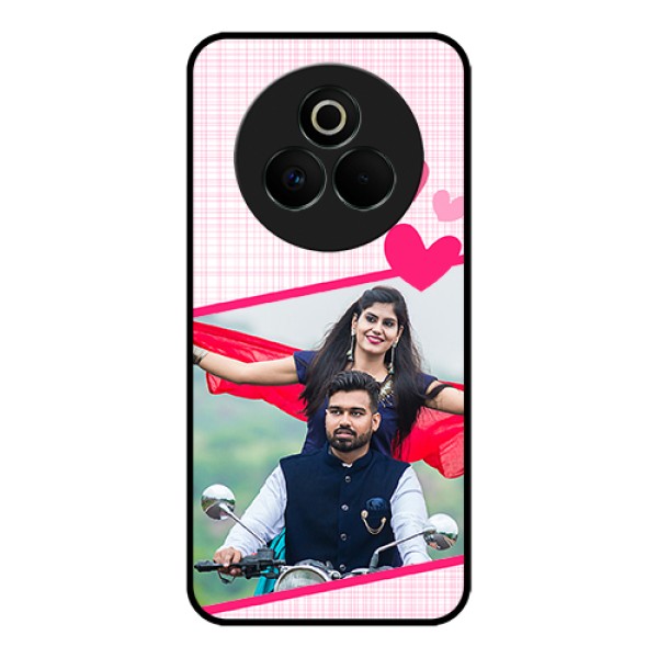 Realme P3 Pro 5G Custom Glass Phone Case - Love Shape Heart Design