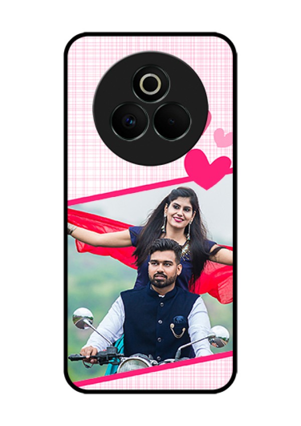 Realme P3 Pro 5G Custom Glass Phone Case - Love Shape Heart Design
