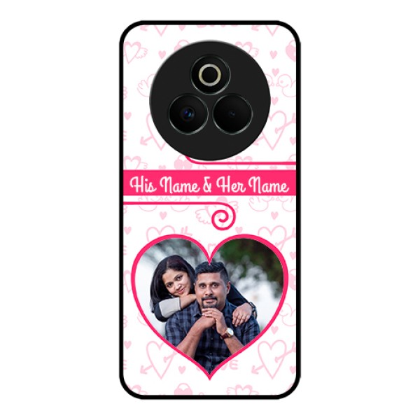 Realme P3 Pro 5G Custom Glass Phone Case - Heart Shape Love Design Realme P3 Pro 5G Custom Glass Phone Case - Heart Shape Love Design