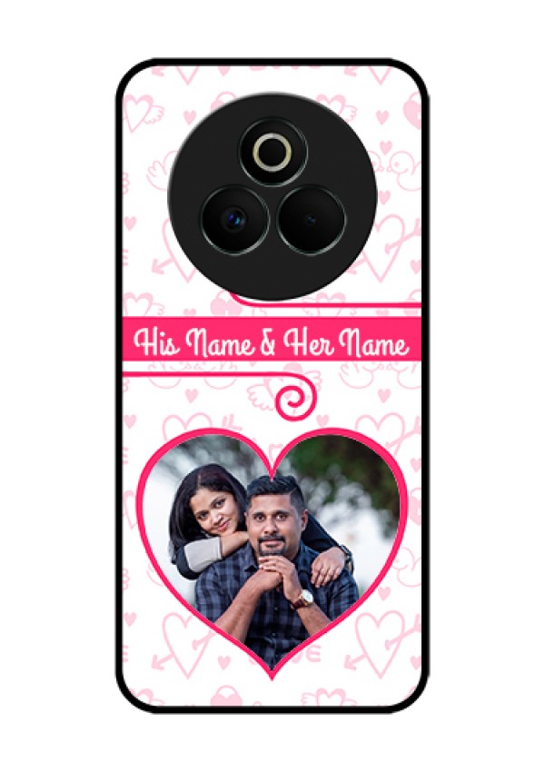 Realme P3 Pro 5G Custom Glass Phone Case - Heart Shape Love Design