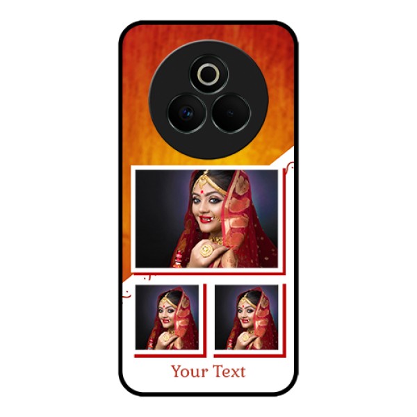 Realme P3 Pro 5G Custom Glass Phone Case - Wedding Memories Design